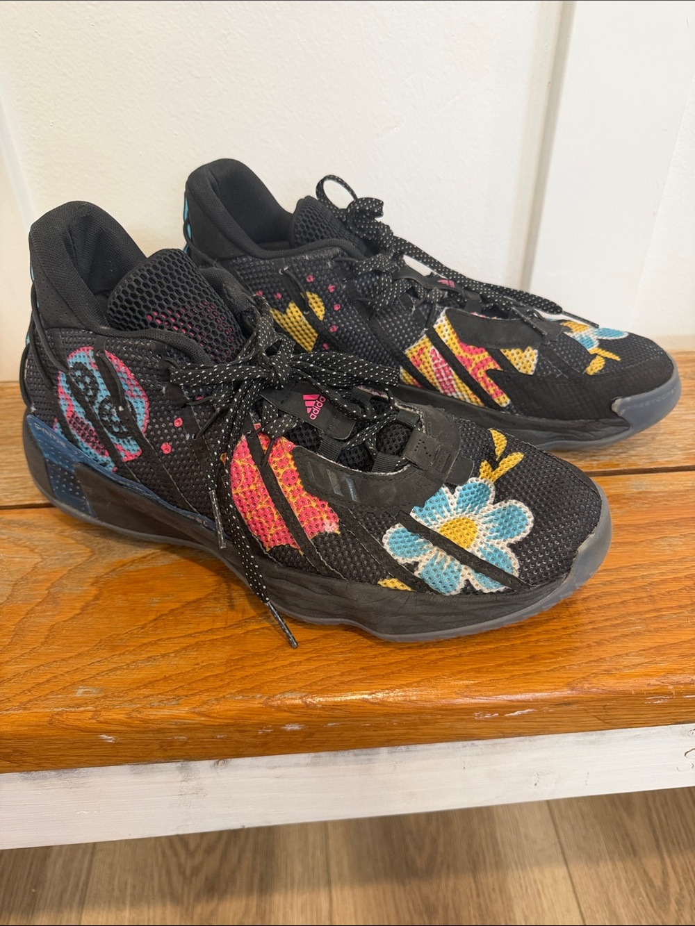 Men’s Adidas Dame 7 Day of the Dead Sneakers Size 11.5
